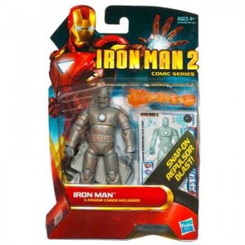 Marvel Iron Man 2 Movie 3 3/4" Comic Series Iron Man Action Figure