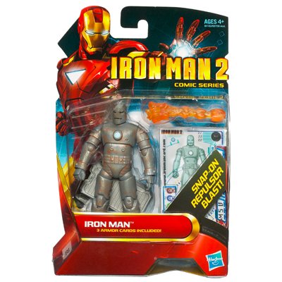 Marvel Iron Man 2 Movie 3 3/4" Comic Series Iron Man Action Figure