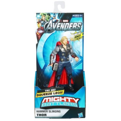 Marvel The Avengers Mighty Battlers Hammer Slinging Thor Figure