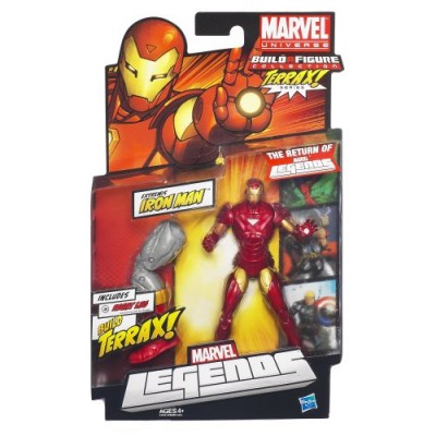 Marvel Universe Build a Figure Collection Terrax! Series Marvel Legends Extremis Iron Man Figure 6 Inches