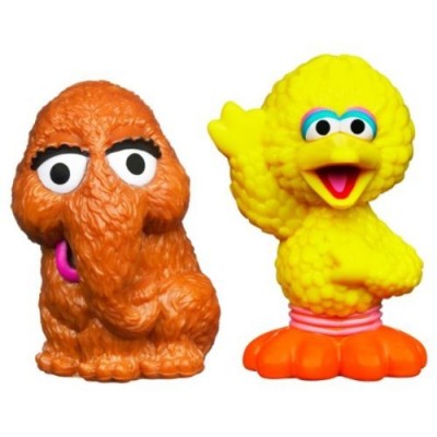 Sesame Street Figures Big Bird and Snuffleupagus, 2-pack