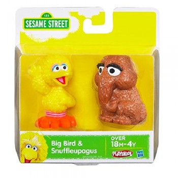 Sesame Street Figures Big Bird and Snuffleupagus, 2-pack