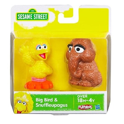 Sesame Street Figures Big Bird and Snuffleupagus, 2-pack