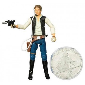 Star Wars 30th Anniversary 3.75" HAN SOLO Basic figure with Coin #11