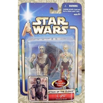 Star Wars Attack of the Clones (AOTC) Action Figure - C-3PO Protocol Droid