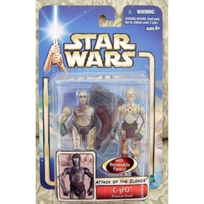 Star Wars Attack of the Clones (AOTC) Action Figure - C-3PO Protocol Droid
