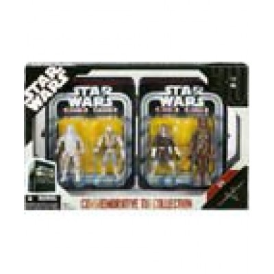 Star Wars Episode V 5 Collectible Tin Action Figure Set THE EMPIRE STRIKES BACK with 4 Action Figures: Snowtrooper, Luke Hoth, Han Hoth & Chewbacca...
