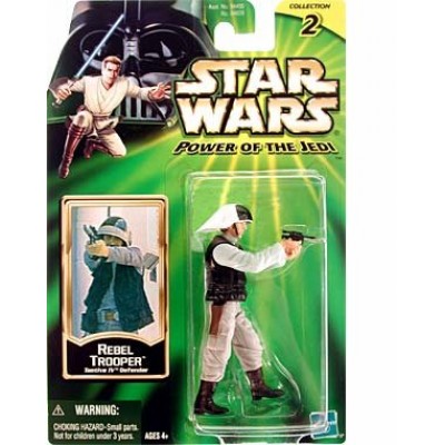 Star Wars Power of the Jedi Action Figure - Rebel Trooper - Tantive IV Defender