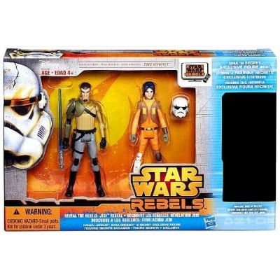 Star Wars, Rebels, Exclusive Mission Series Action Figures Set, Reveal the Rebels: Jedi (Kanan Jarrus, Ezra Bridger, and Obi-Wan Kenobi), 3-Pack, 3...