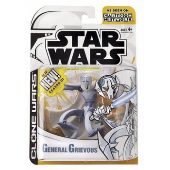 Star Wars The Animated Series GENERAL GRIEVOUS Figure Clone Wars 2003