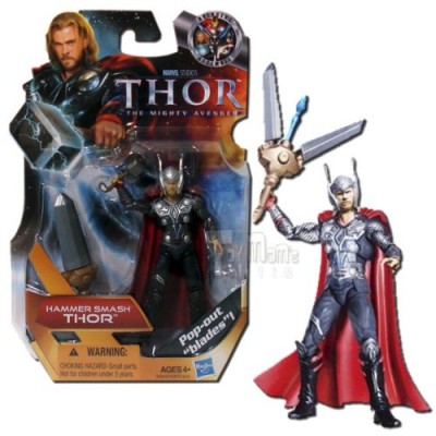 Thor: The Mighty Avenger Action Figure #07 Hammer Smash Thor 3.75 Inch