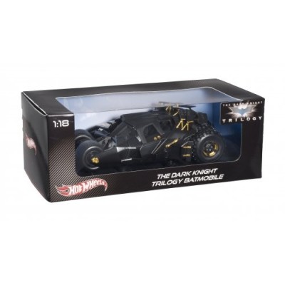 Batman Dark Knight Trilogy Hot Wheels Heritage Batmobile 1:18 Scale Vehicle