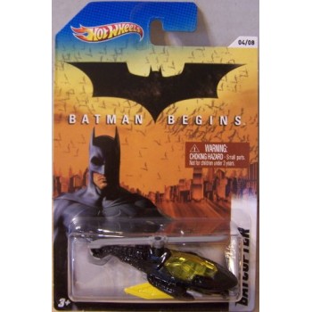 Hot Wheels 2012 Batman Series #4 of 8 Batman Begins BATCOPTER 1:64 Scale