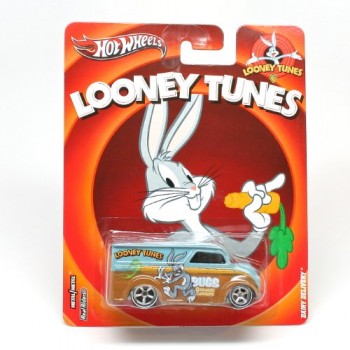 Hot Wheels, Looney Tunes Die-Cast Vehicle, Bugs Bunny Dairy Delivery, 1:64 Scale