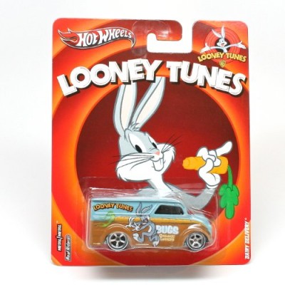Hot Wheels, Looney Tunes Die-Cast Vehicle, Bugs Bunny Dairy Delivery, 1:64 Scale
