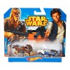 Hot Wheels Star Wars Character Car 2-Pack, Han Solo and Chewbacca