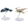 Hot Wheels Star Wars Rogue One Starship Raven Red 5 Deluxe vs. X-Wing Vehicle (2 Pack)
