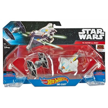 Hot Wheels Star Wars Starships Rebels Ghost vs. TIE Fighter 2-Pack