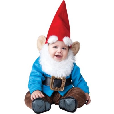 InCharacter Baby Boy's Garden Gnome Costume, Red/Blue, Medium