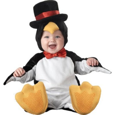 InCharacter Costumes Baby's Lil' Penguin Costume, Black/White/Yellow, Medium