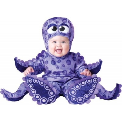 InCharacter Costumes Baby's Tiny Tentacles Octopus Costume, Purple, Medium