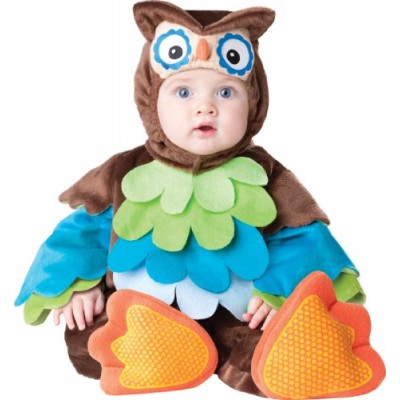 InCharacter Costumes Baby's What A Hoot Owl Costume, Brown/Multi, 6 to 12 months