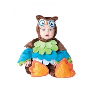 InCharacter Costumes Baby's What A Hoot Owl Costume, Brown/Multi, 6 to 12 months