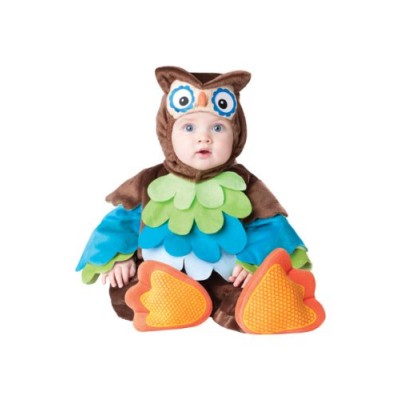 InCharacter Costumes Baby's What A Hoot Owl Costume, Brown/Multi, 6 to 12 months