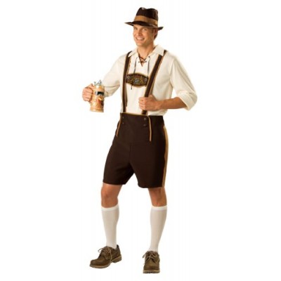 InCharacter Costumes Men's Bavarian Guy Costume, Brown/Tan, Large