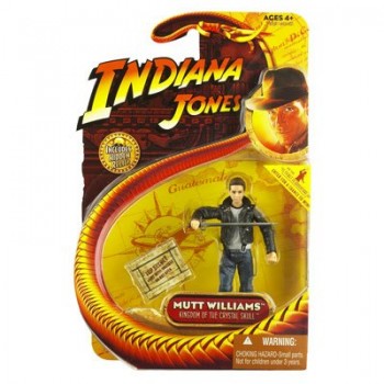 Indian Jones Mutt Williams Crystal Skull Action Figure with Jacket
