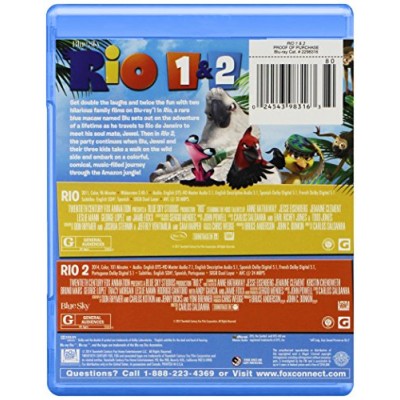 Rio 1 & 2 [Blu-ray]