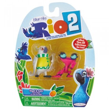Rio 2 Movie Mini Figures Nigel & Gabi 2-pack, 2 Inch