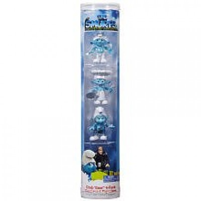 The Smurfs Movie Grab Ems Exclusive Mini Figure 4Pack Clumsy, Chef, Gutsy Gargamel