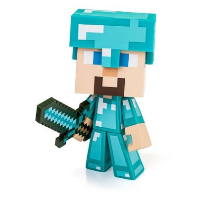 Jinx unisex-adult Minecraft Diamond Steve 6" Vinyl Figure Standard