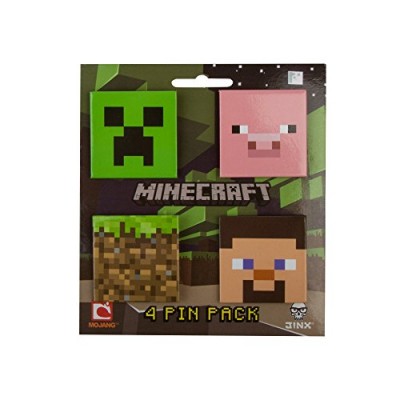 Minecraft Pin Pack Button 5" x 5"