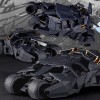 Kaiyodo Sci-Fi Revoltech #043 The Dark Knight Rises Tumbler Vehicle