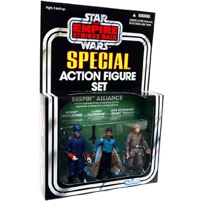 Kenner Star Wars The Empire Strikes Back Special Action Figure Set Bespin Alliance Bespin Wing Guard, Lando Calrissian, Luke Skywalker