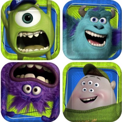 Monsters University Dessert Plates 8ct