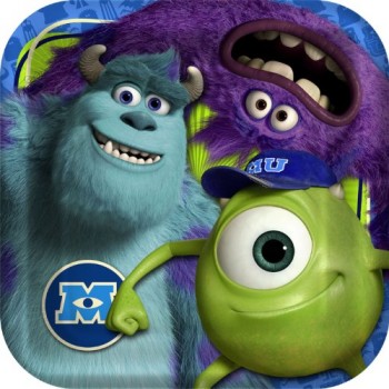Monsters University Lunch Plates 8ct