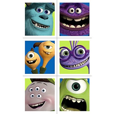 Monsters University Stickers (4 Sheets)