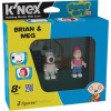 K'nex Family Guy-Brian and Meg Buildable Figures
