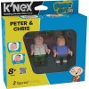 K'nex Family Guy-Peter and Chris Buildable Figures