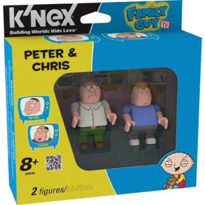 K'nex Family Guy-Peter and Chris Buildable Figures