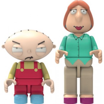 K'nex Family Guy-Stewie and Lois Buildable Figures