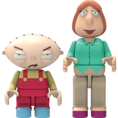 K'nex Family Guy-Stewie and Lois Buildable Figures