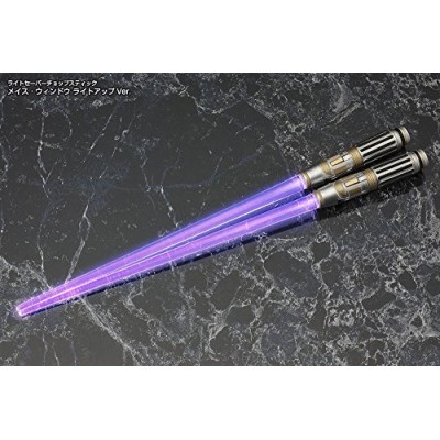 Kotobukiya Mace Windu Light Up Version Lightsaber Chopsticks "Star Wars" Action Figure