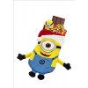 Despicable Me Stuart the Minion with Santa Hat Plush Christmas Stocking