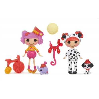 Mini Lalaloopsy Fun House dolls, Peanut and Ember,
