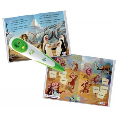 Leapfrog LeapReader & Tag Activity Storybook Madagascar: Escape 2 Africa Air Penguin