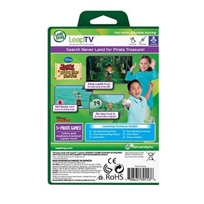 LeapFrog LeapTV Disney Jake and The Never Land Pirates Educational, Active Video Game